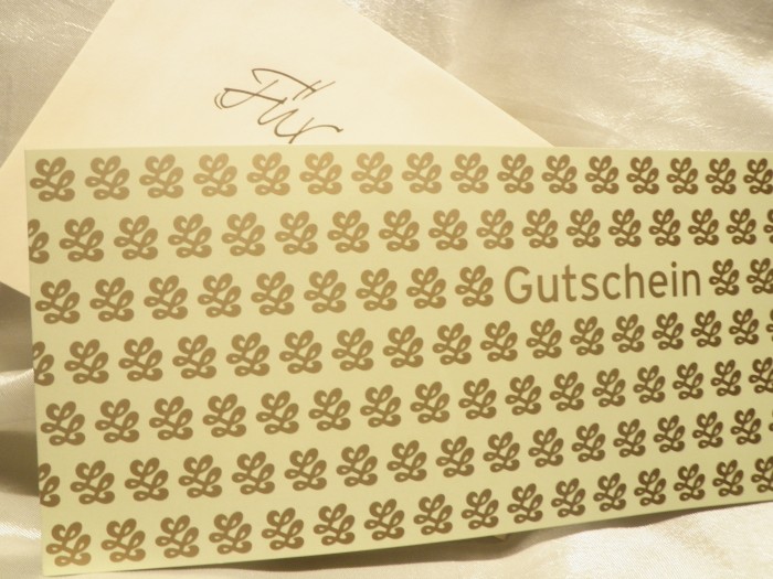 Um anderen eine Freude zu machen – meine Gutscheine !